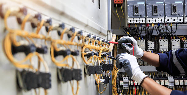 Professional Electrician technician working in Oakes, ND